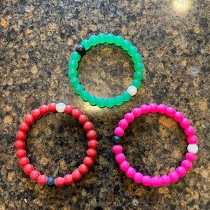 3 Lokai bracelets